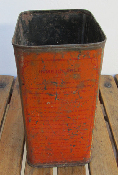 Antigua Lata Brillante Royal Cera Liquida, Vacia, Sin Tapa 1