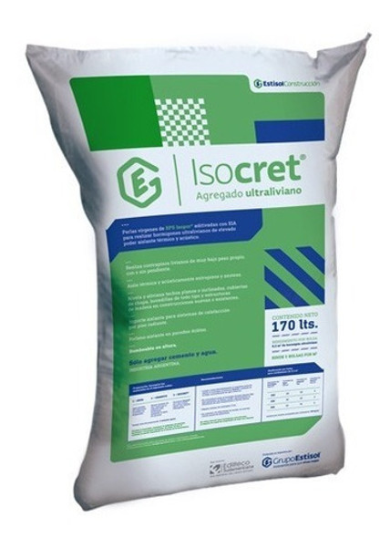 Isocret Contrapisos Ultralivianos Perlas Telgopor X 170 Lt 0