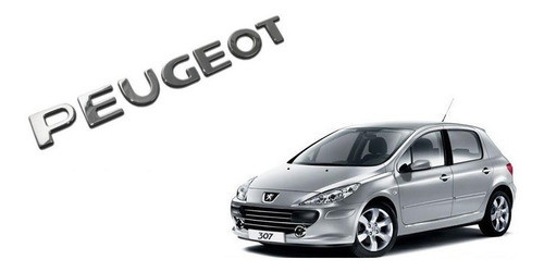 Monograma Insigña Trasera Peugeot Para Peugeot 307 0
