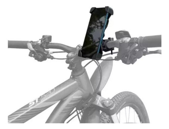 Porta Celular Para Bicicleta Y Moto, Regulable, Antirrobo Color Negro 0