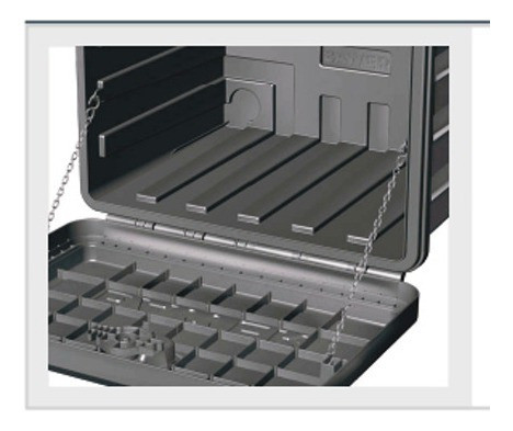 Cajon De Herramientas Plastica Eco 50cm+cadenas+sop 42cm C 1