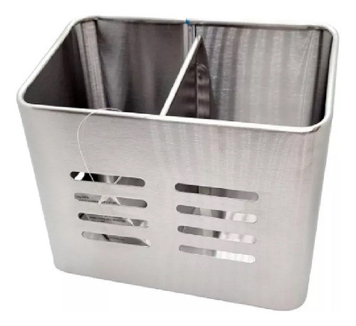 Organizador Porta Escurre Cubiertos Acero Inoxidable Cromado 0