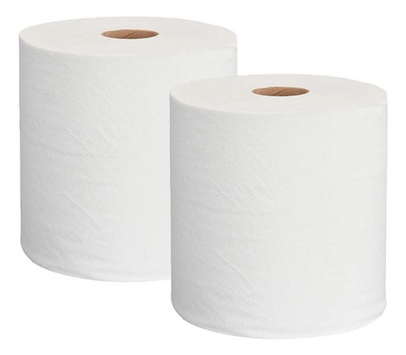 Toalla De Papel Blanca Texturizada 200 Mts X2 Rollos Cocina 0