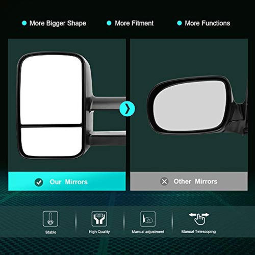 Espejos De Remolque Scitoo Para Chevy Gmc Accesorios Exterio 1