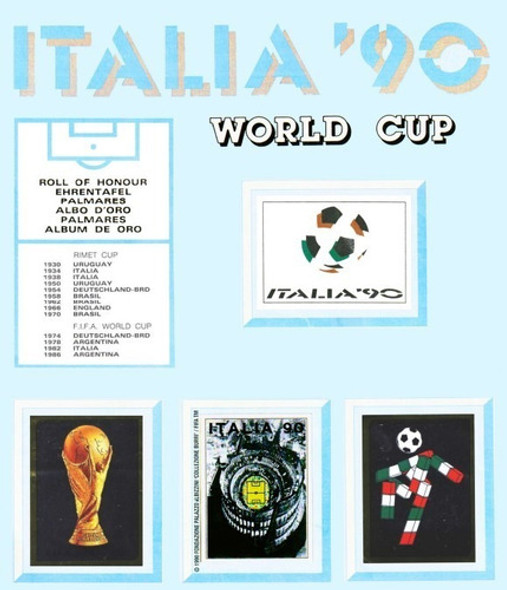 Album Mundial Italia 1990 (album + Figuritas) Imprimible 1