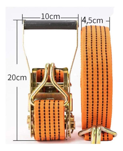 Catraca Carga Cinta Malacate Atado Reforzada Camioneta Carga 1
