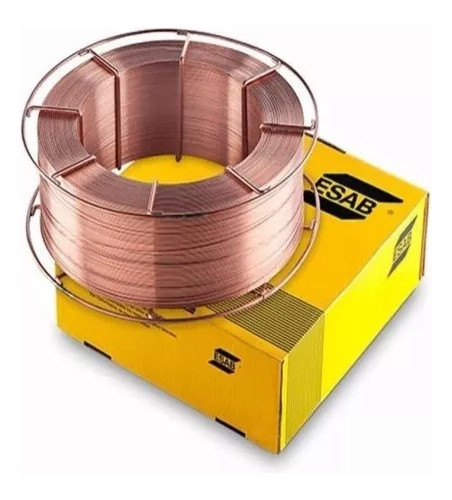 Alambre Soldar 0,9 Mig Esab Conarco Cobreado H/h Rollo 18kg 0