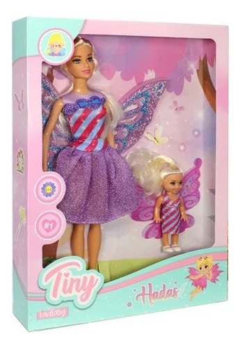 Muñeca Tiny Hada Y Mini Hada En Caja 0