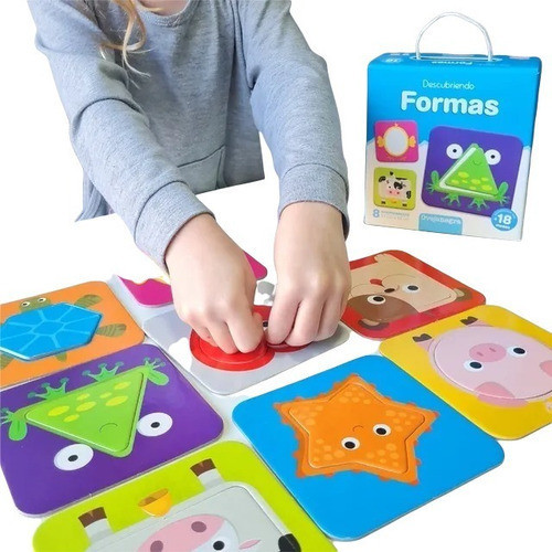 Juego Primer Rompecabezas Aprendiendo Formas Puzzle Didáctic 0