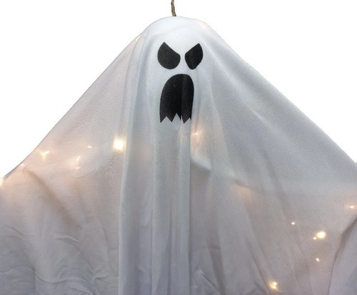 Colgante Fantasma Luminoso Con Luz Led Decoracion Halloween 0