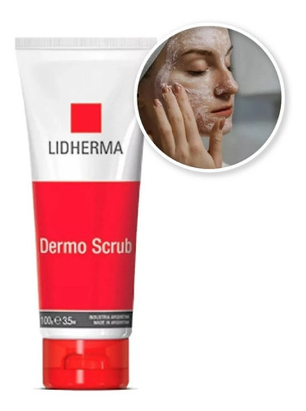 Gel Exfoliante Facial Limpieza Profunda Dermo Scrub Lidherma 0