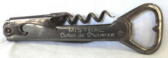 Destapador Sacacorchos Frances Mistral Cotes De Provence G13 0