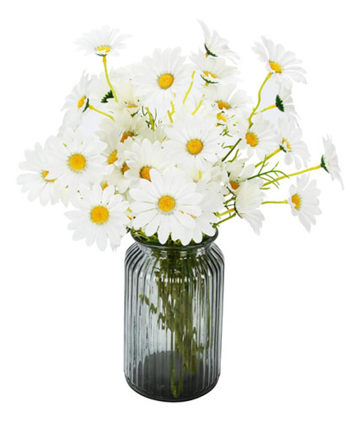 Lumoslyy Flores Artificiales Margaritas Pequeñas Flores Seda 0