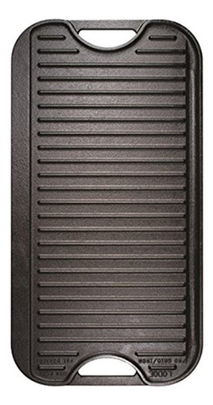 Lodge - Parrilla / Plancha Reversible De Hierro Fundido Pre- 1