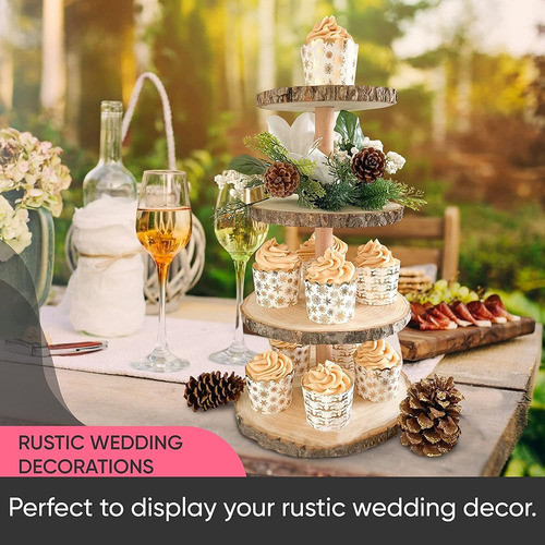 ~? Southern Blessings Rustic Cupcake Stand - Rustic Cake Sta 1