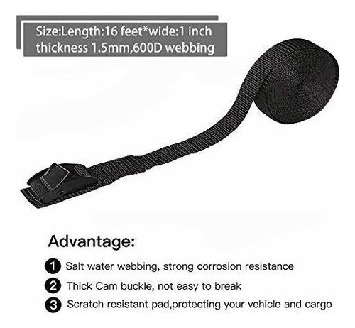 Lazo Leva Hebilla Tirantes Por Correas De Amarre Correa... 1