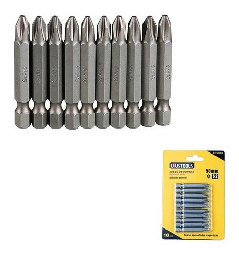 Uyustools Bts50h2 Puntas Acero Destornillador 10 Unidades 0
