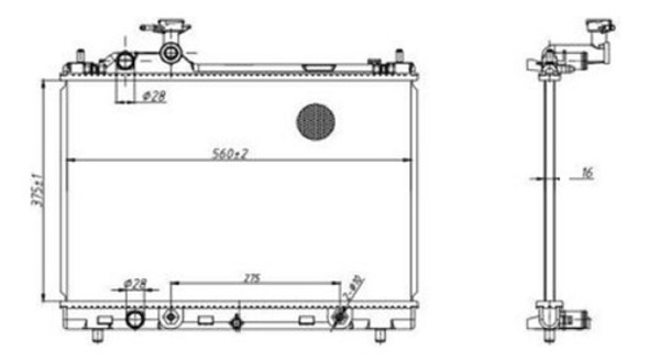 Radiador Suzuki Swift 1.2 Automatico 0