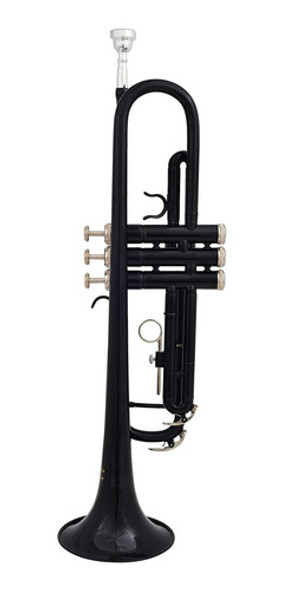 Trompeta Negra Bb Con Funda Y Accesorios Glory (xmp) (i9g6) 1