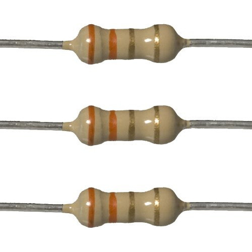 50 Resistencias 2w 3.3 Ohms 3e3 3r3 5% Carbon 0