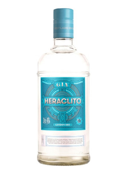 Gin Heraclito London Dry Destilado Botella 750 Ml Premium 0