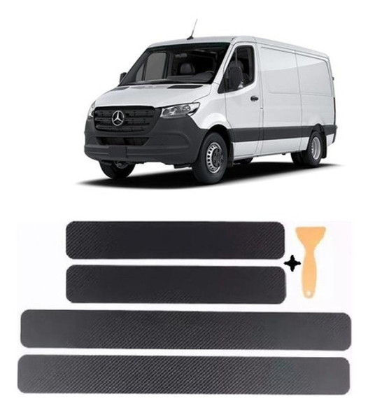 Accesorio Tuning Cubre Zócalo Carbono Mercedez Sprinter 2015 1