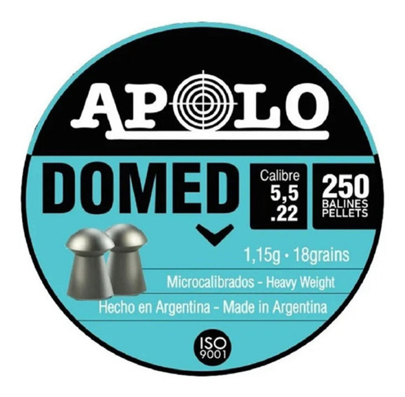 Chumbos Apolo Domed Cal 5.5mm X 250un Explorer - Tyt 0