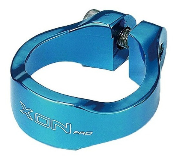 Abrazadera/collar Asiento Bicicleta Xon 34.9 Aluminio - Azul 0