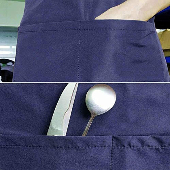 Viedouce Delantales Con Bolsillos Para Mujeres Hombres Resis 1