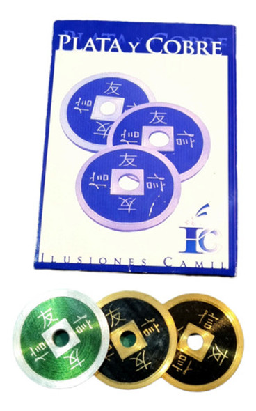 Monedas Chinas Cobre Y Plata Magia Truco 0