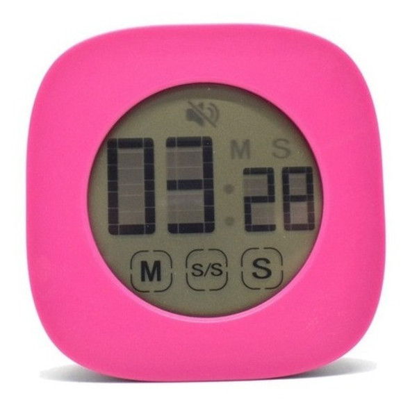 Timer Digital De Laboratorio/cocina Touch Lcd Con Iman 0