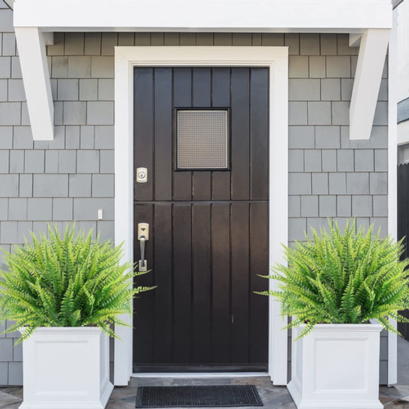 12 Plantas Artificiales De Helecho De Boston Para Exterior G 0