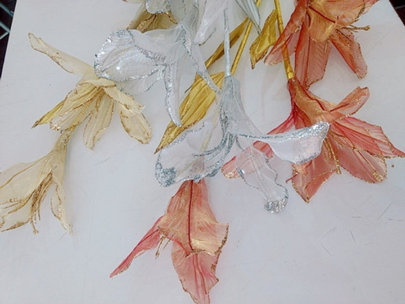 Combo X 3 Varas Navideñas De Ramo 3 Campanas  De 75 Cm Alto 1