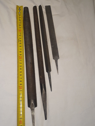 Lima De Hierro Antigua Para Metal Grande Raselli Lote De  4 1