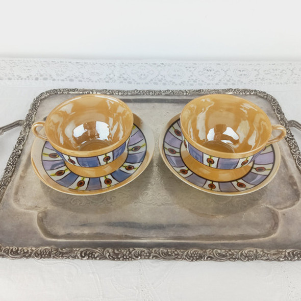 Divinas Tazas Te Japonesas Antiguas Cascara De Huevo Vealas 0