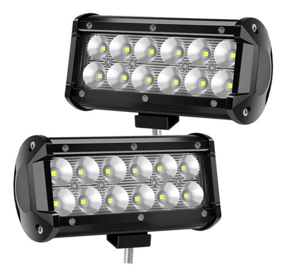Juego X2 Barras Led 4x4 Camioneta Luz Blanco Frio Envio 0