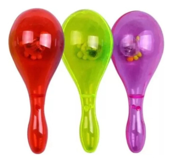 30 Maracas Led Luminosas Cotillon Evento Fiesta Combo 0