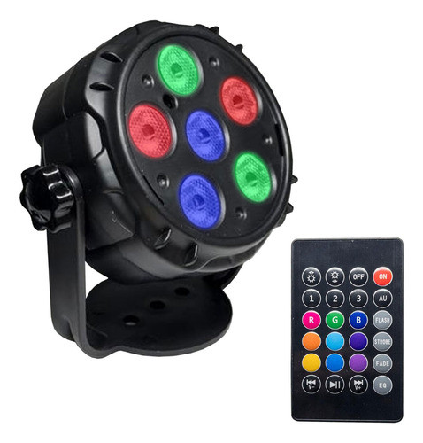 Proton 6 Led Luz Rgb Con Conexion Usb + Control Remoto 0