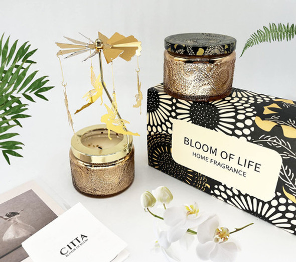 Divertidas Velas Perfumadas Giratorias Decorativas De Soja C 1