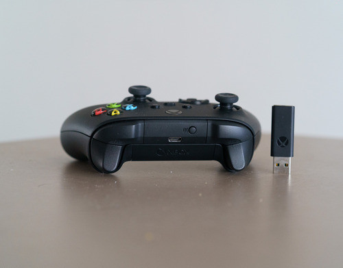 Control Xbox Microsoft + Adaptador Inalámbrico Para Windows 1