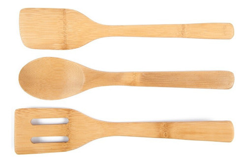 Utensillos X3 De Cocina Bamboo 0