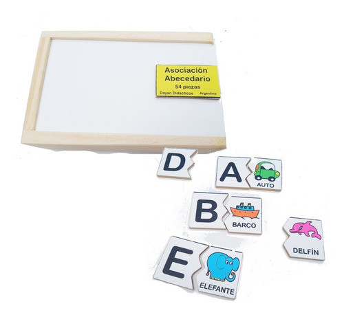 Juego De Letras, Asociacion Abecedario - Tienda Mis Juguetes 0