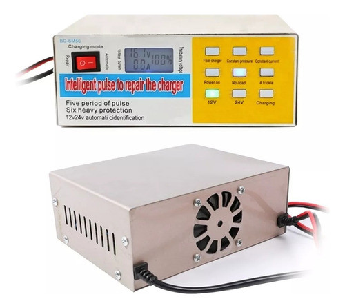 Cargador De Batería Inteligente Automático 12-24v Gel Acido 0