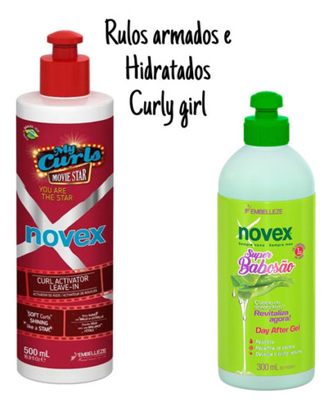 Combo Rulos Definidos Novex Activador + Gel Day After Curly 1