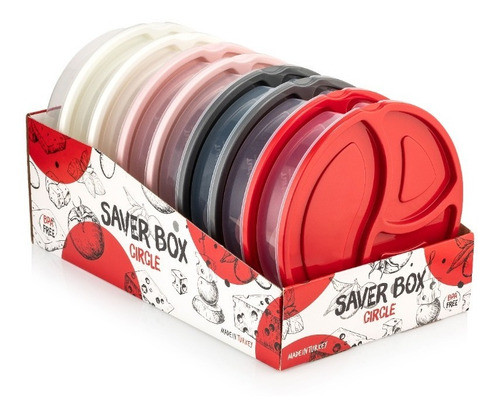 Vianda Redonda 3 Divisiones 21x21x5cm, Qlux Ideas 1