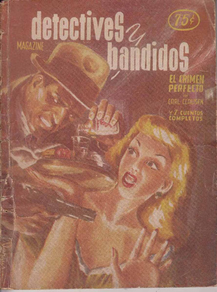 Pulp 1951 Mexico Detectives Y Bandidos Nº 1 Policial Dibujos 0