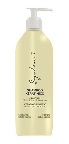 Shampoo Keratinico X1100ml System-3 Nutritivo 0