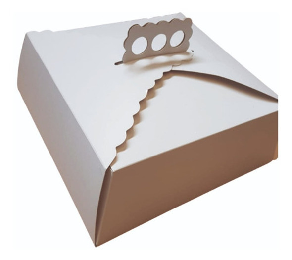 Caja Para Tortas Tartas Y Masas  27x27x10  X100 Unidades 0