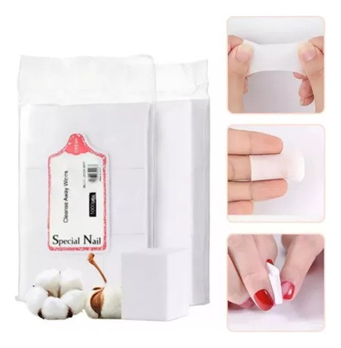 Nail Wipes Toallitas X 900 Para Uñas Esculpidas Gelificada 0