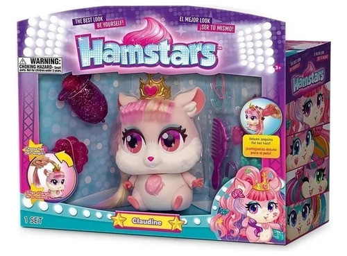 Hamstars Mascotas Coleccionables C/acc Claudine Hm001 Pg 0